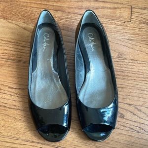 Cole Haan Wedges Classic Black Patent Leather Size 6.5B Great Condition